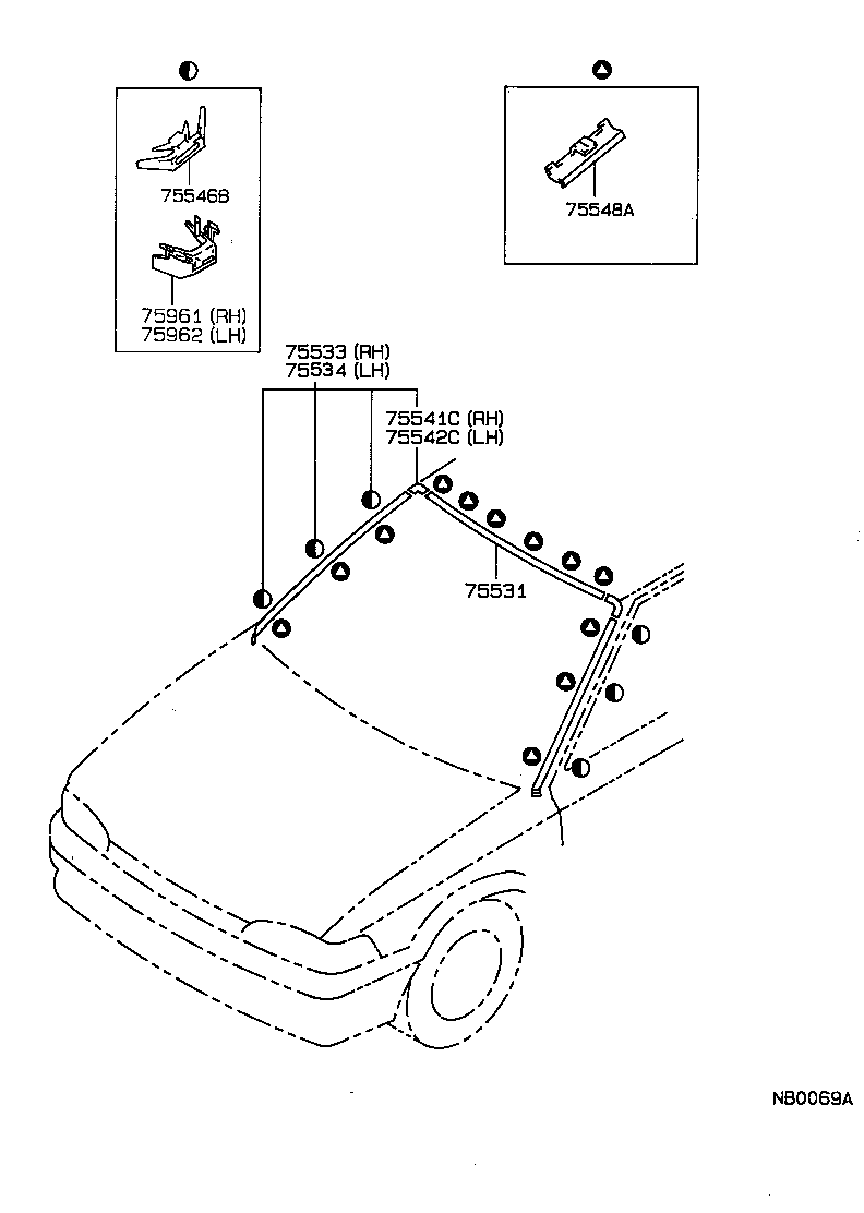  COROLLA |  FRONT MOULDING