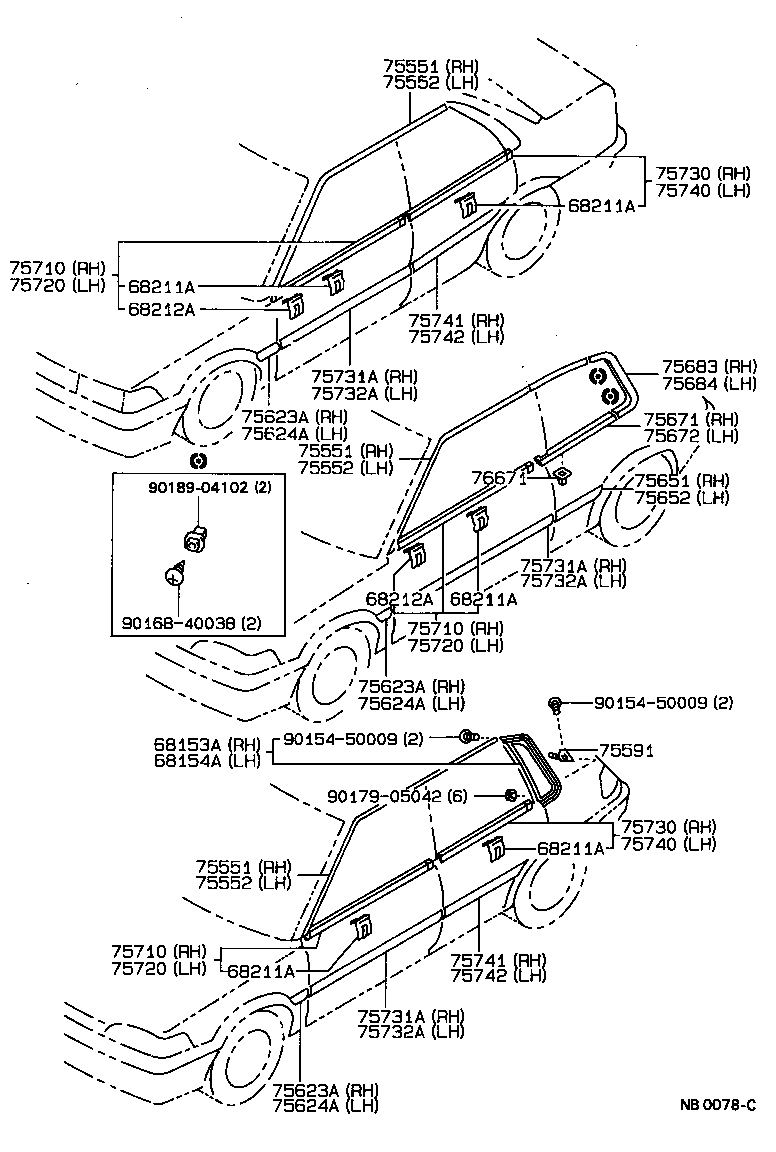  COROLLA |  SIDE MOULDING