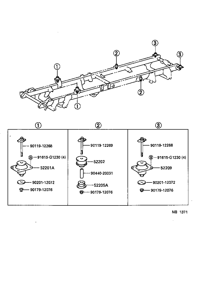  MEGA CRUISER |  CAB MOUNTING BODY MOUNTING