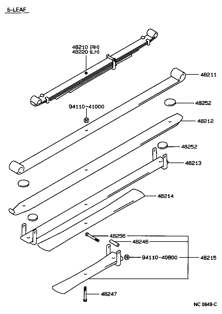  HILUX |  REAR SPRING SHOCK ABSORBER