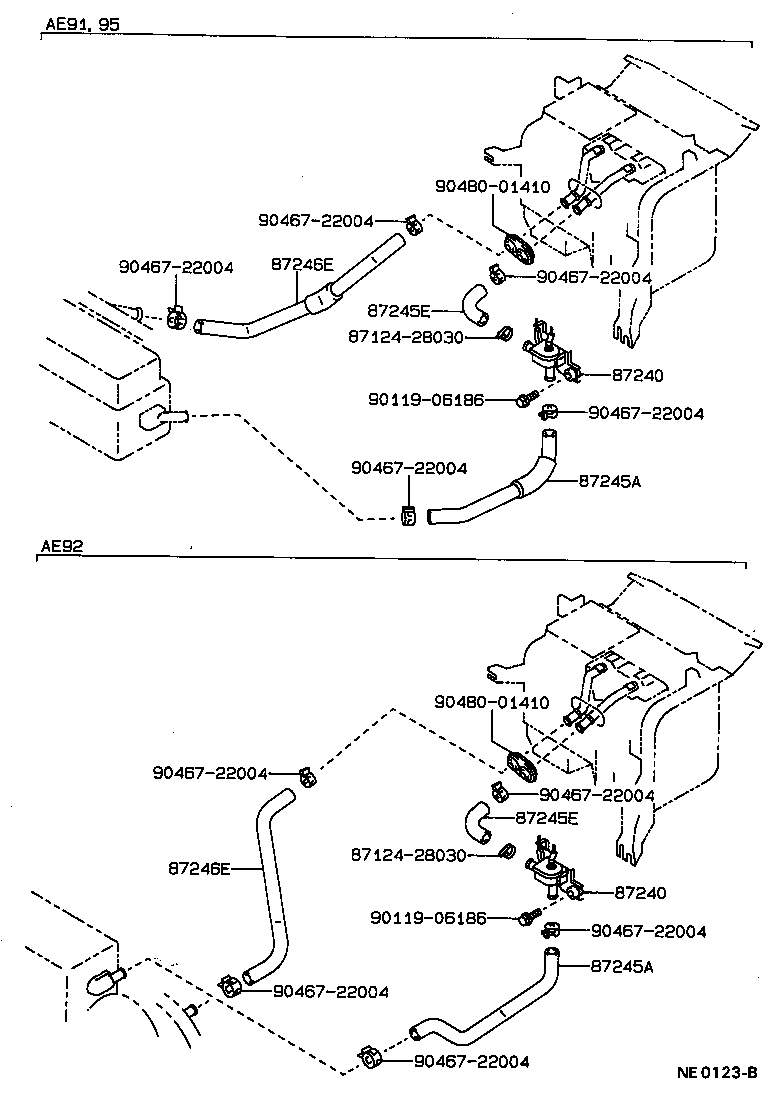  COROLLA |  HEATING AIR CONDITIONING WATER PIPING