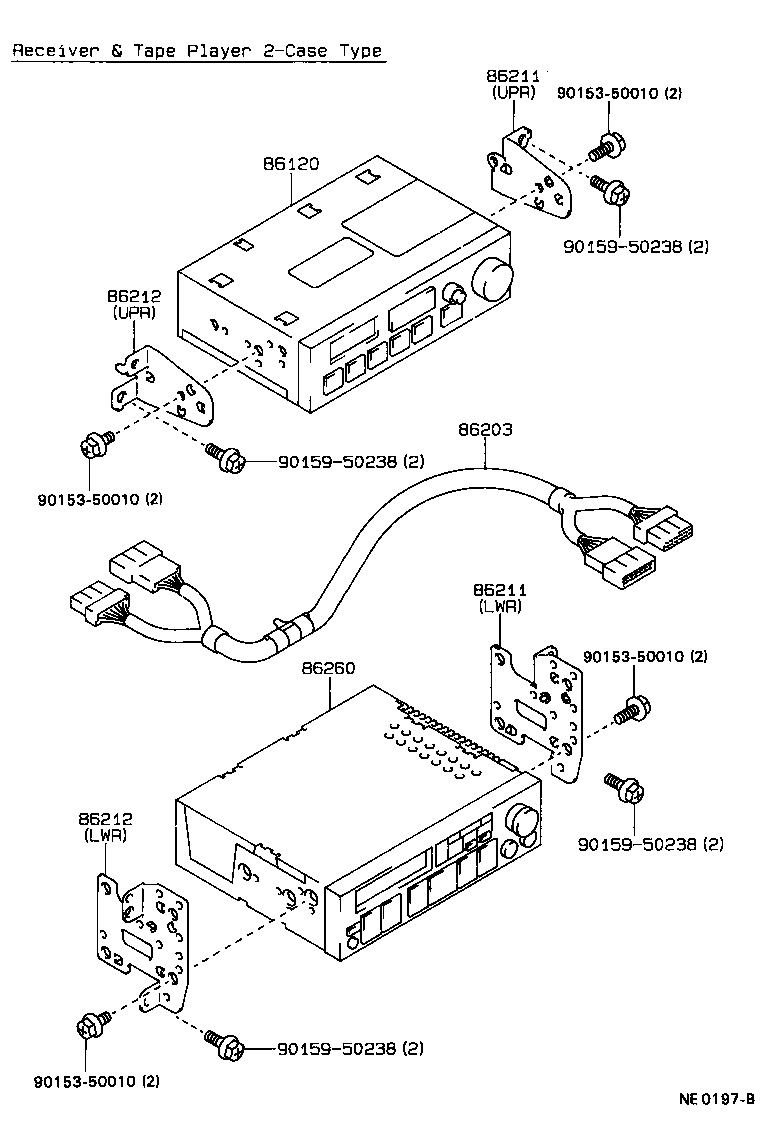  COROLLA |  RADIO RECEIVER AMPLIFIER CONDENSER