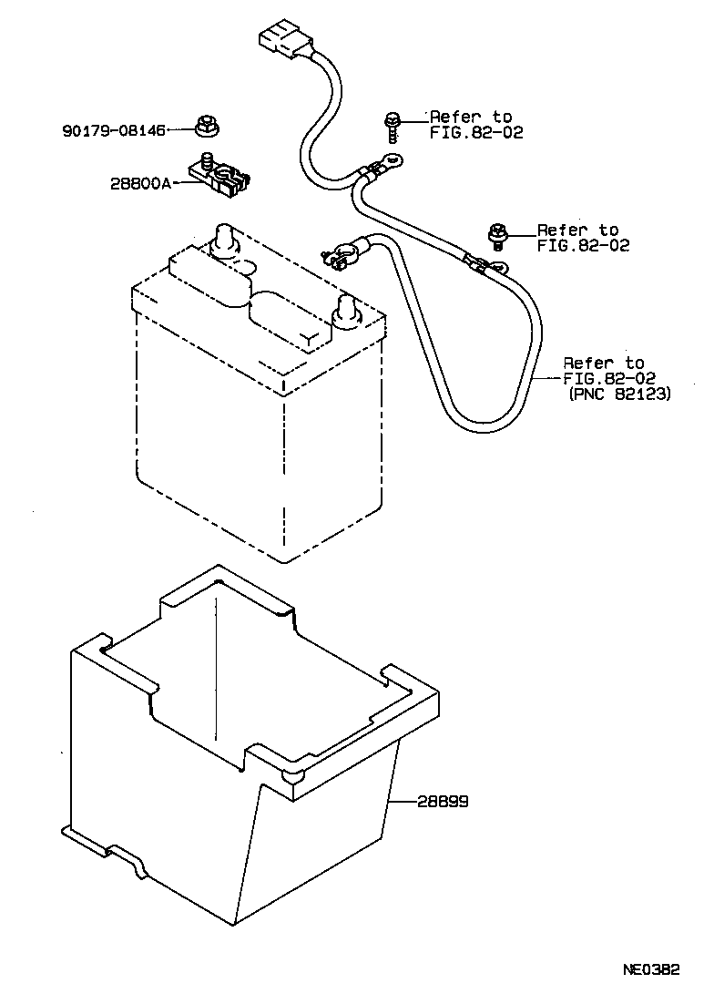  COROLLA |  BATTERY BATTERY CABLE