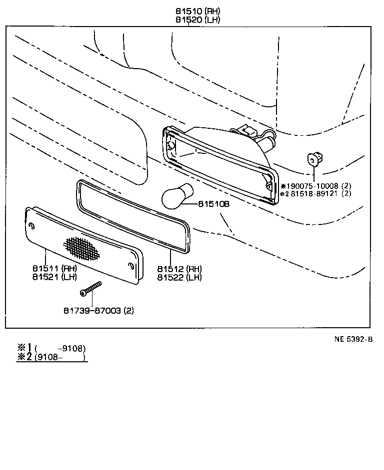  HILUX |  FRONT TURN SIGNAL LAMP