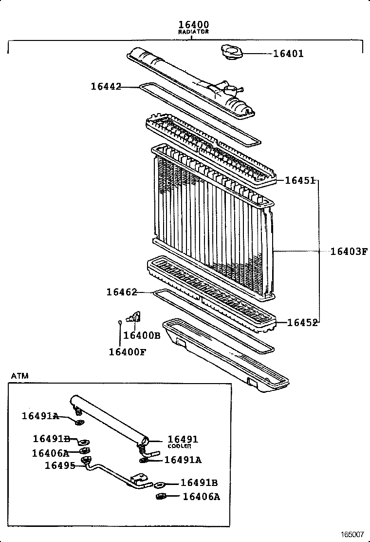  CELICA |  RADIATOR WATER OUTLET