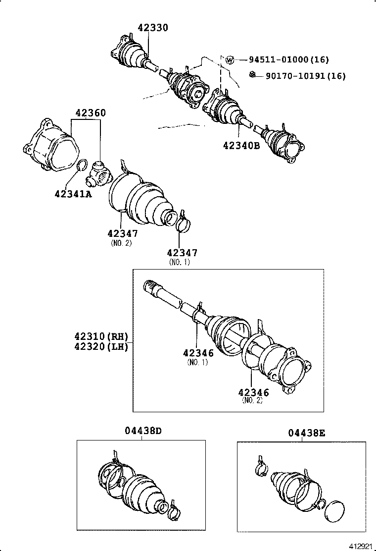  CROWN CROWN MAJESTA |  REAR AXLE SHAFT HUB