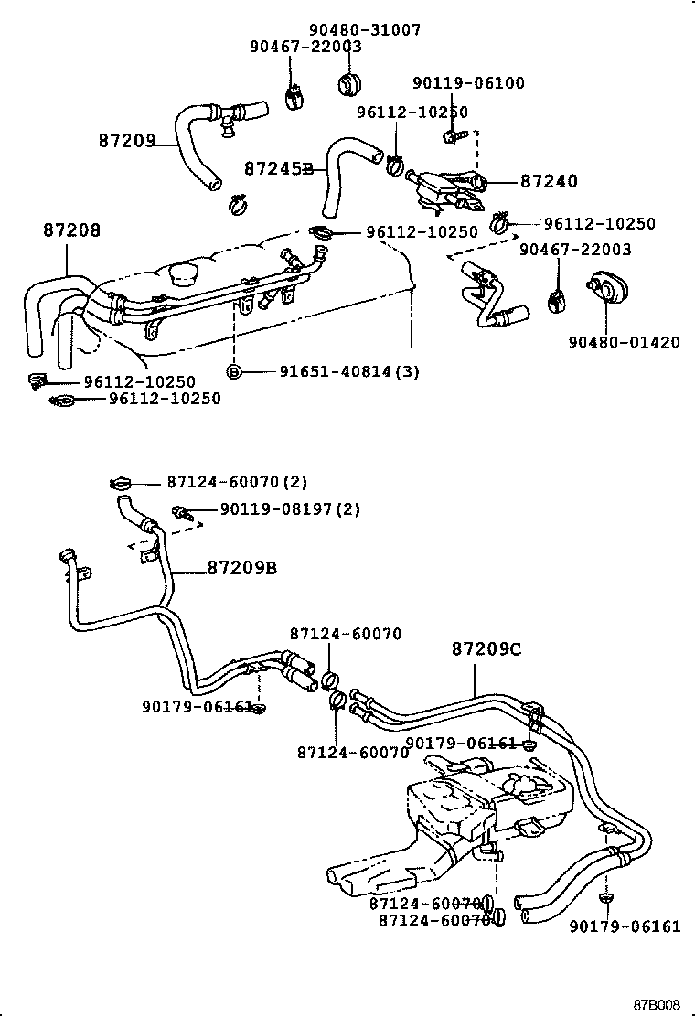  LAND CRUISER VAN |  HEATING AIR CONDITIONING WATER PIPING