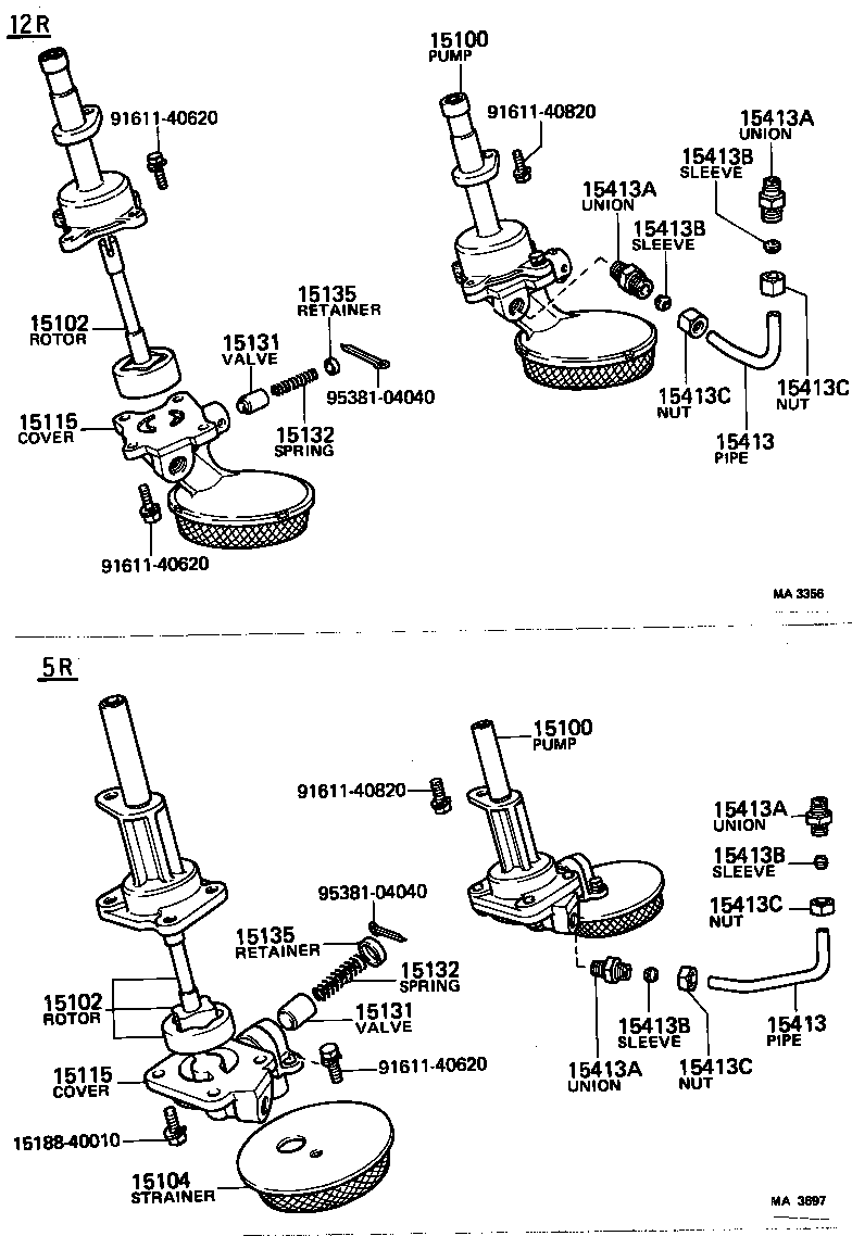  TOYOACE |  ENGINE OIL PUMP