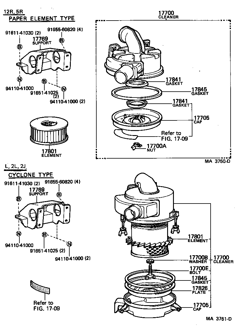  TOYOACE |  AIR CLEANER