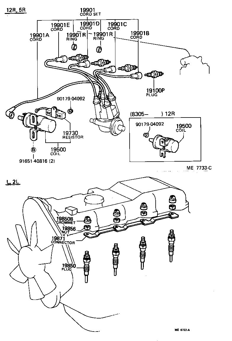  TOYOACE |  IGNITION COIL SPARK PLUG