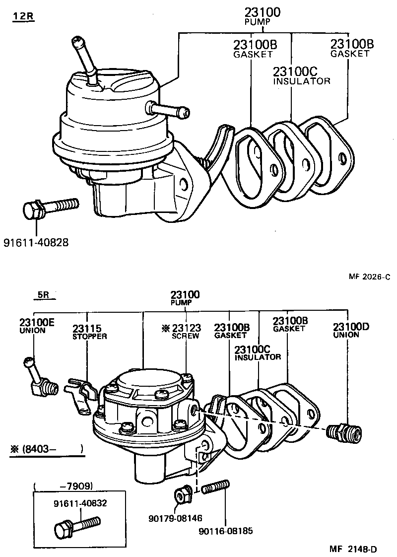  TOYOACE |  FUEL PUMP PIPE