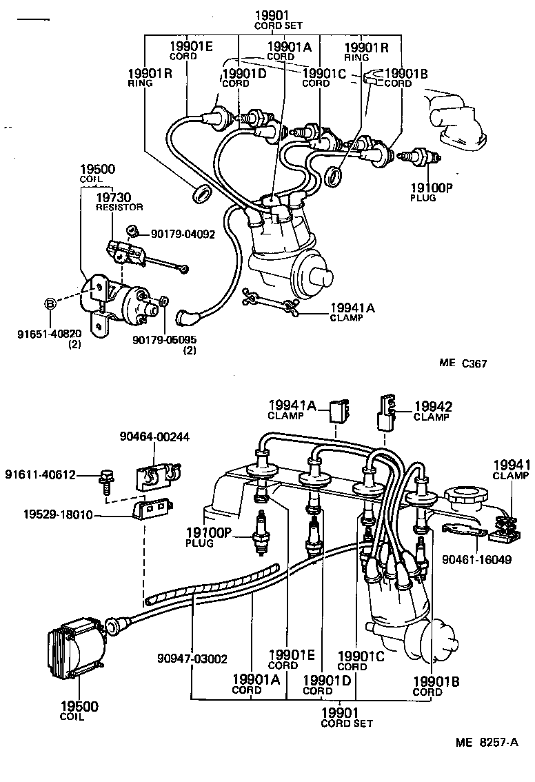  LITE TOWNACE TRUCK |  IGNITION COIL SPARK PLUG