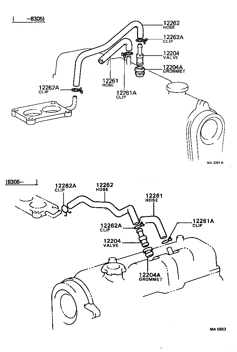  CARINA FR |  VENTILATION HOSE