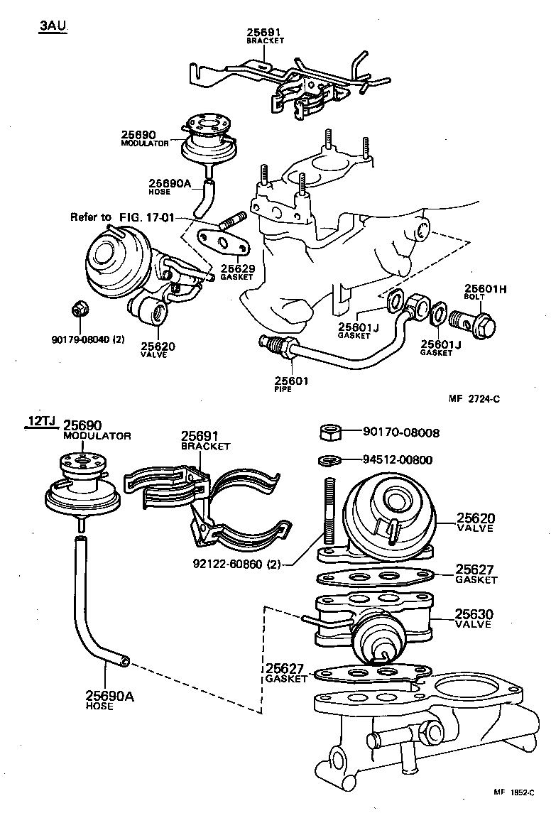  CARINA FR |  EXHAUST GAS RECIRCULATION SYSTEM