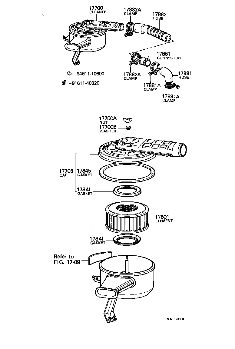  LAND CRUISER 40 50 |  AIR CLEANER