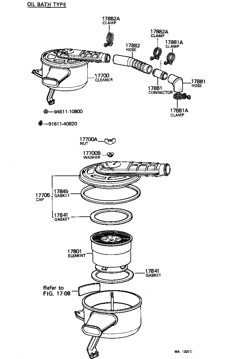  LAND CRUISER 40 50 |  AIR CLEANER