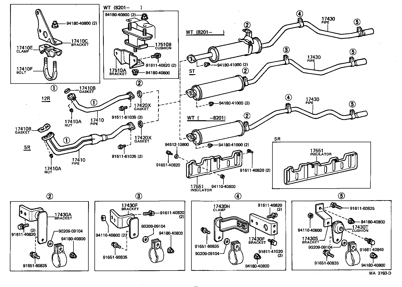  TOYOACE |  EXHAUST PIPE