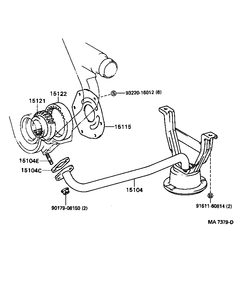  TOYOACE DYNA |  ENGINE OIL PUMP