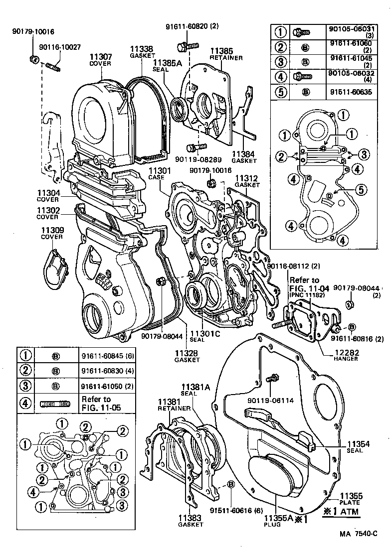  MARK 2 |  TIMING GEAR COVER REAR END PLATE
