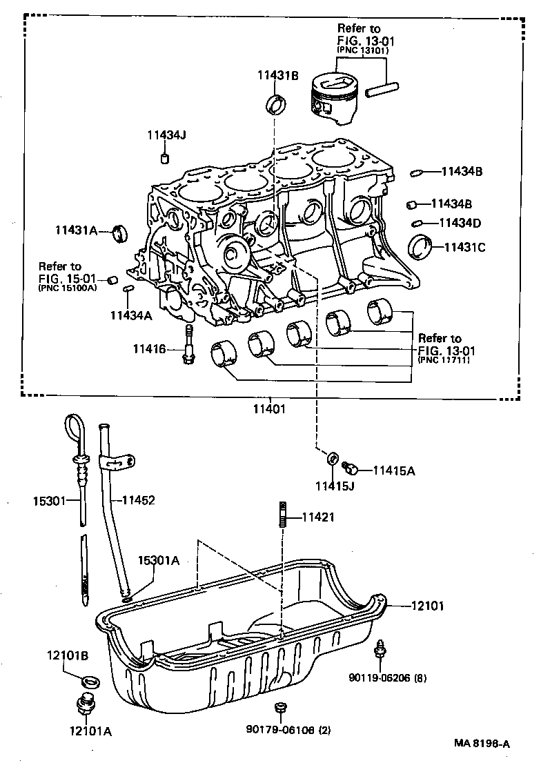  COROLLA |  CYLINDER BLOCK