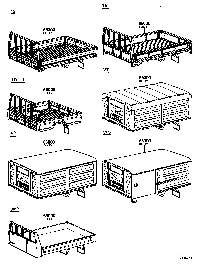  TOYOACE |  REAR BODY ASSEMBLY