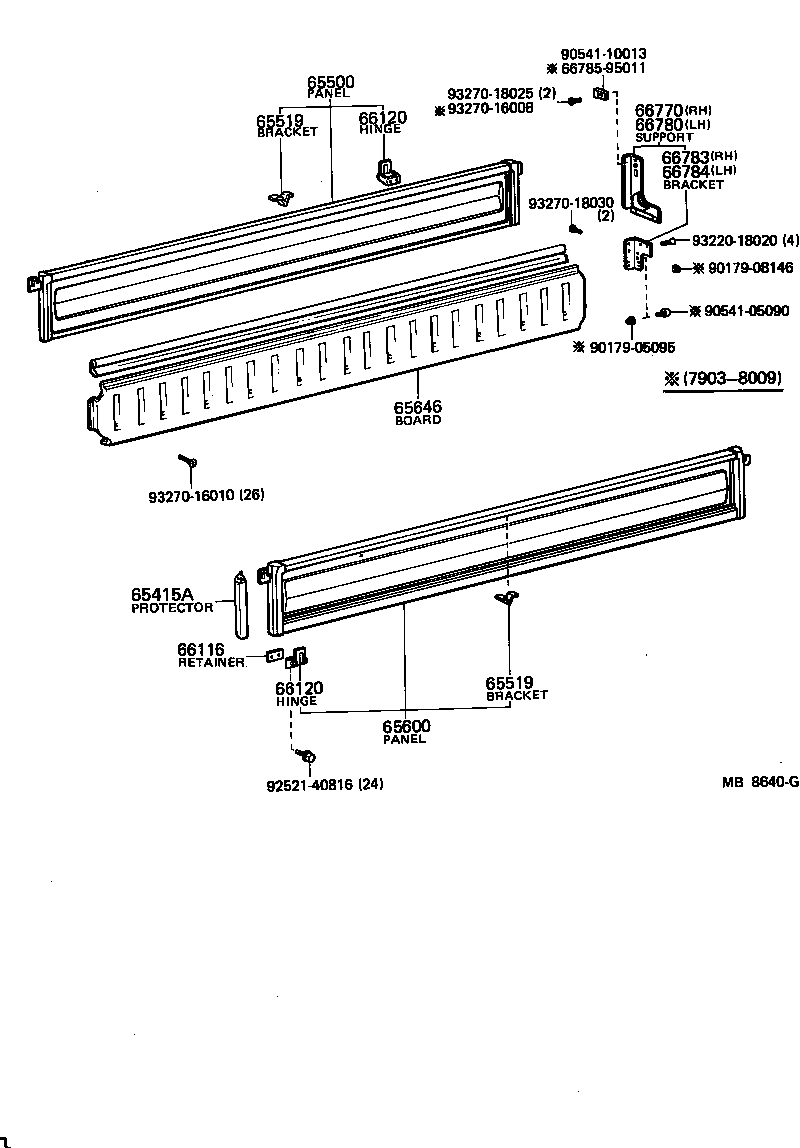  TOYOACE |  REAR BODY SIDE PANEL