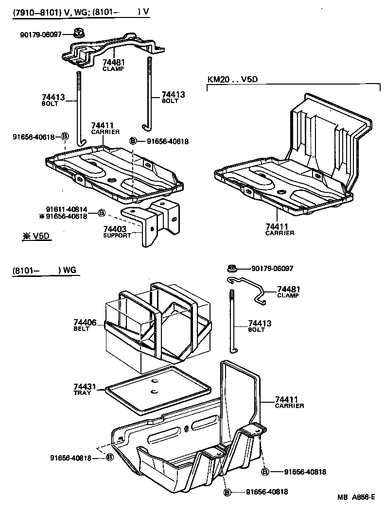  LITE TOWNACE TRUCK |  BATTERY CARRIER