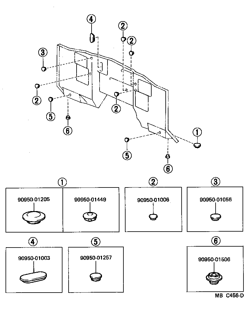  LAND CRUISER VAN |  FRONT FENDER APRON DASH PANEL