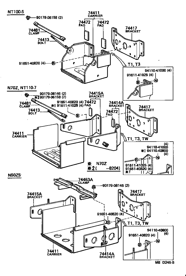  TOYOACE |  BATTERY CARRIER