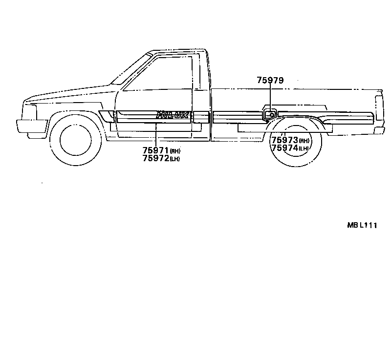  HILUX |  BODY STRIPE