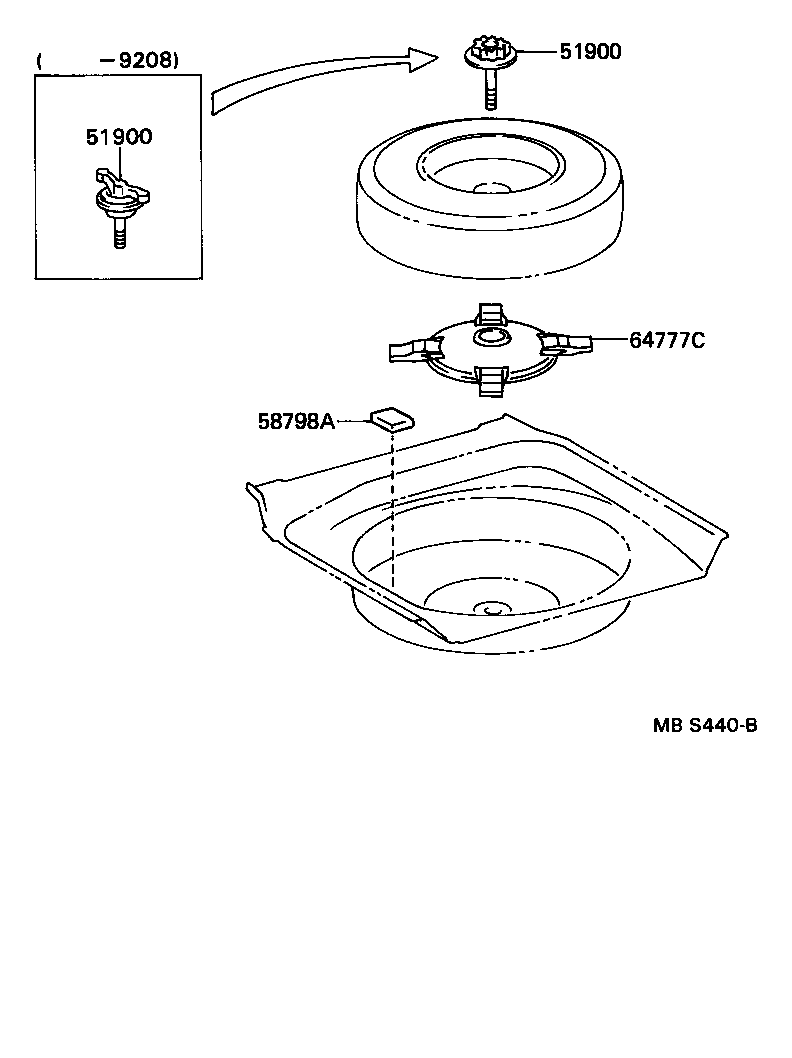  CELSIOR |  SPARE WHEEL CARRIER