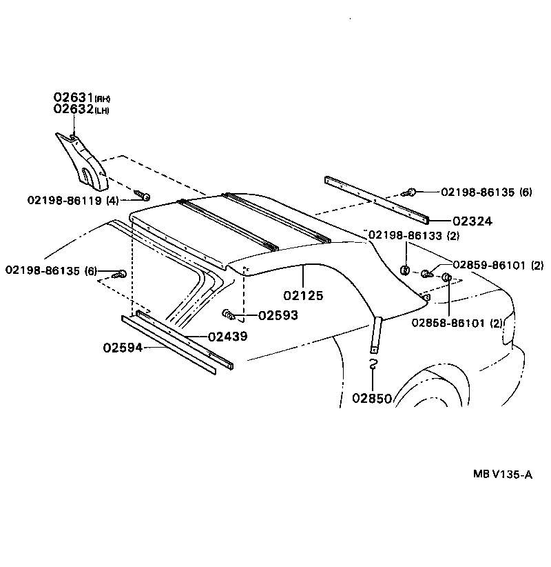  CELICA |  CONVERTIBLE PARTS