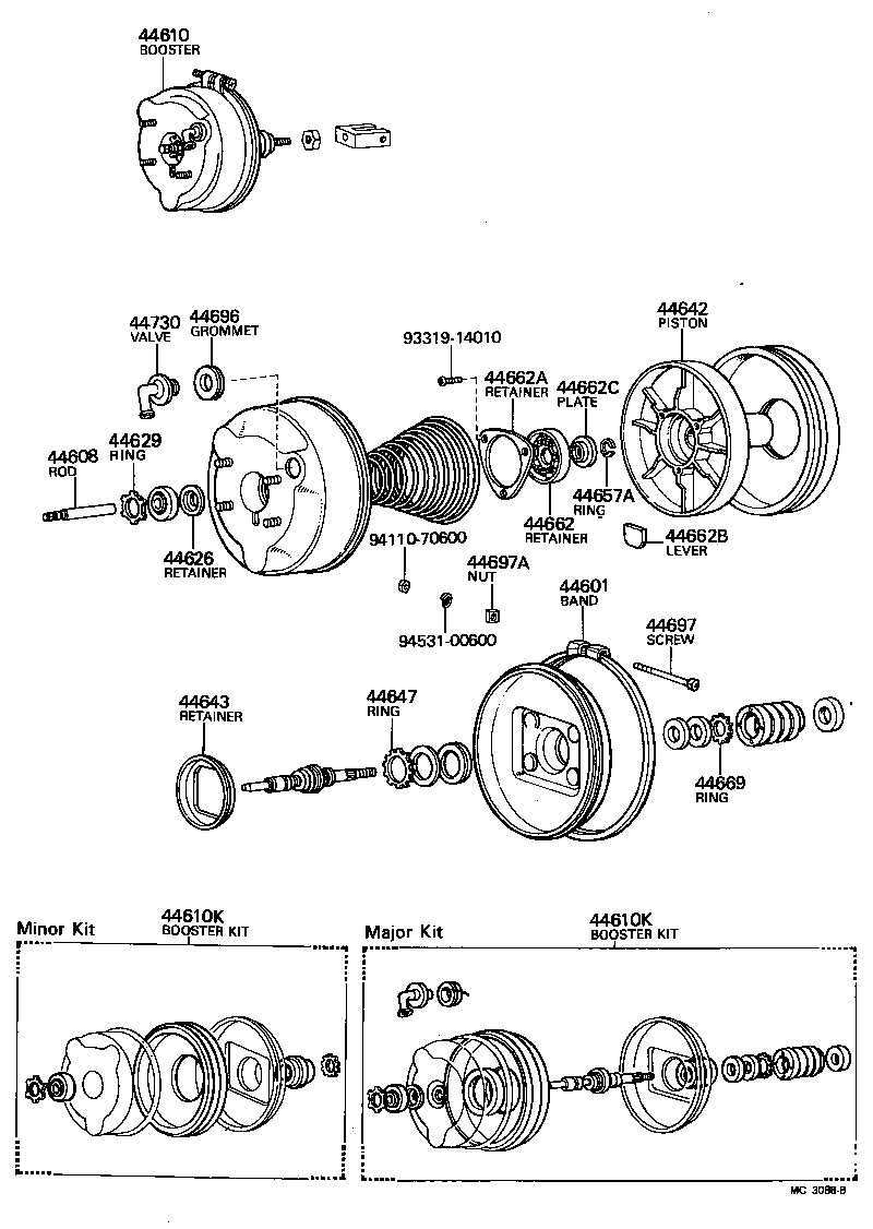  LAND CRUISER 40 50 |  BRAKE BOOSTER VACUUM TUBE