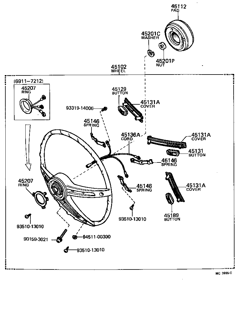  LAND CRUISER 40 50 |  STEERING WHEEL