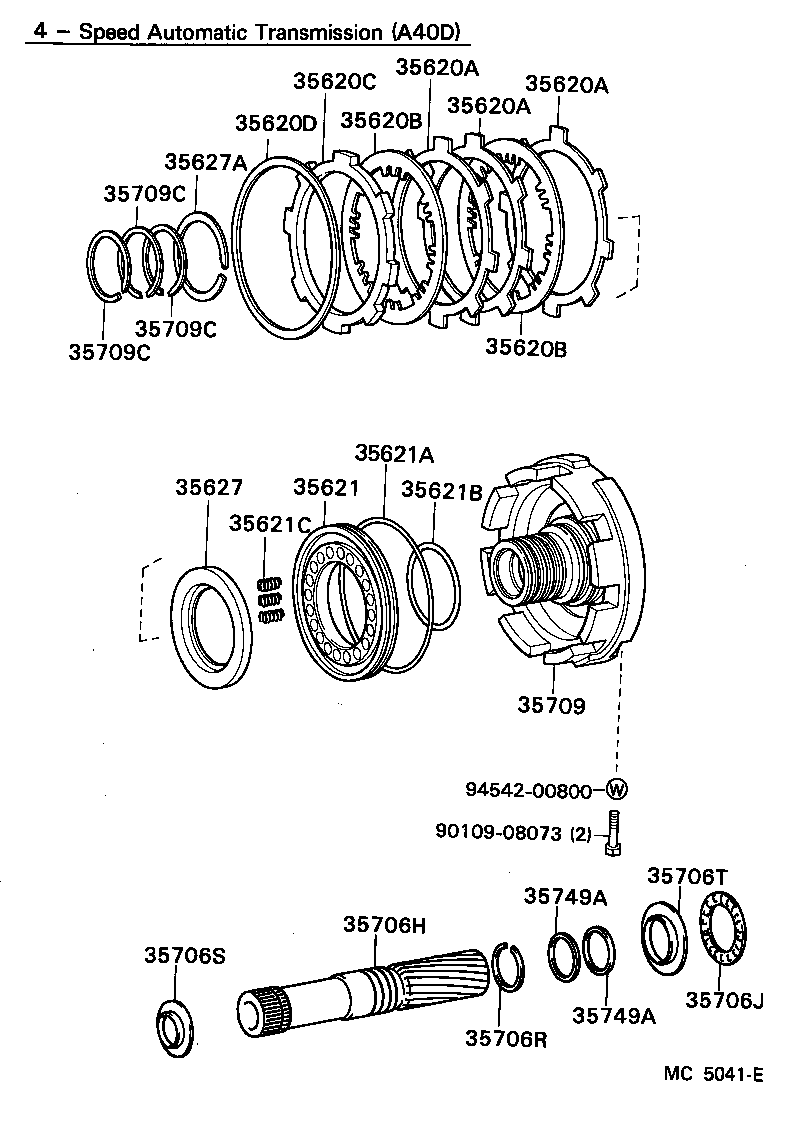  CARINA FR |  CENTER SUPPORT PLANETARY SUN GEAR ATM