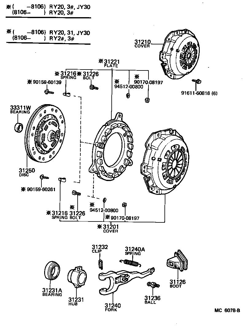  TOYOACE |  CLUTCH RELEASE FORK