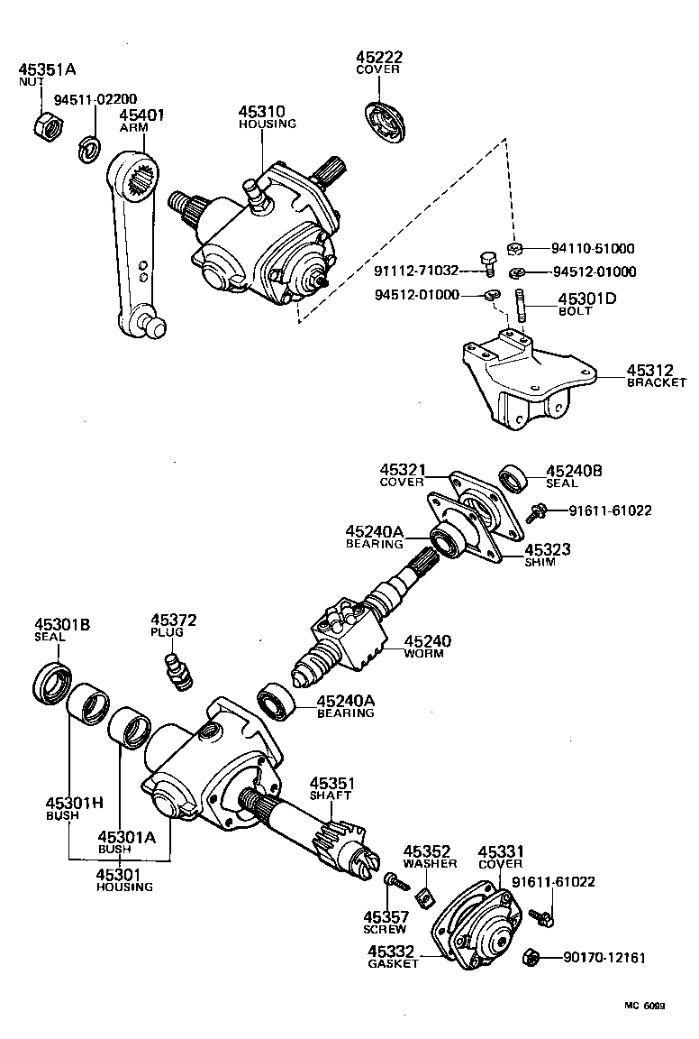  TOYOACE |  STEERING COLUMN SHAFT