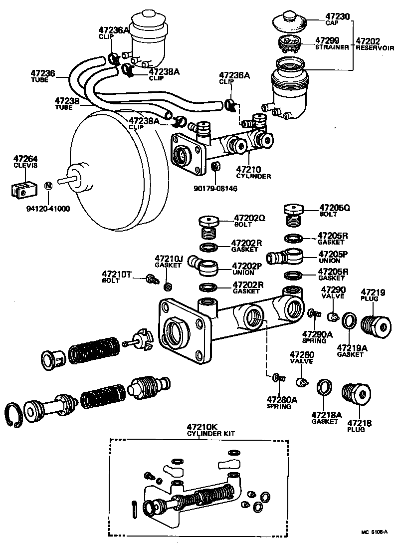  TOYOACE |  BRAKE MASTER CYLINDER