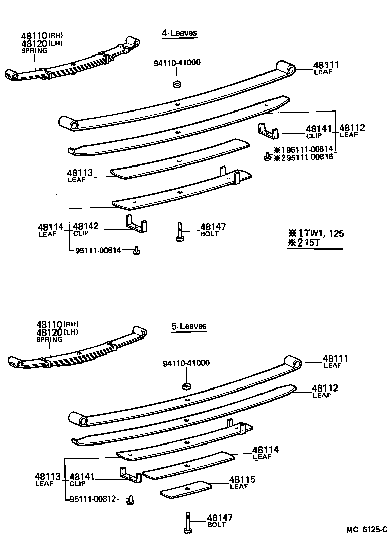  TOYOACE |  FRONT SPRING SHOCK ABSORBER