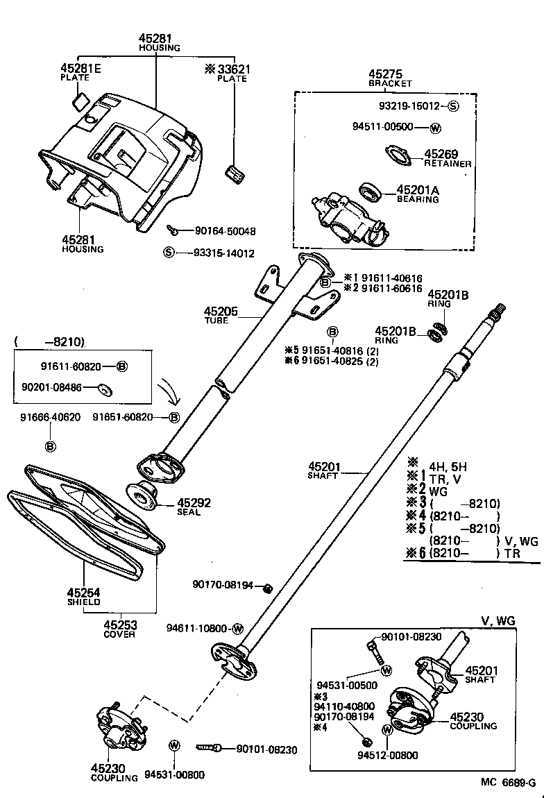  LITE TOWNACE TRUCK |  STEERING COLUMN SHAFT