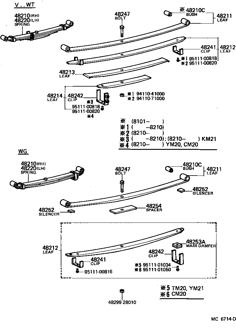  LITE TOWNACE TRUCK |  REAR SPRING SHOCK ABSORBER