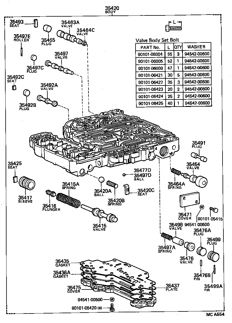  CORONA |  VALVE BODY OIL STRAINER ATM