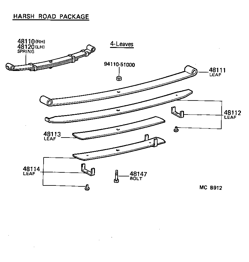  TOYOACE |  FRONT SPRING SHOCK ABSORBER