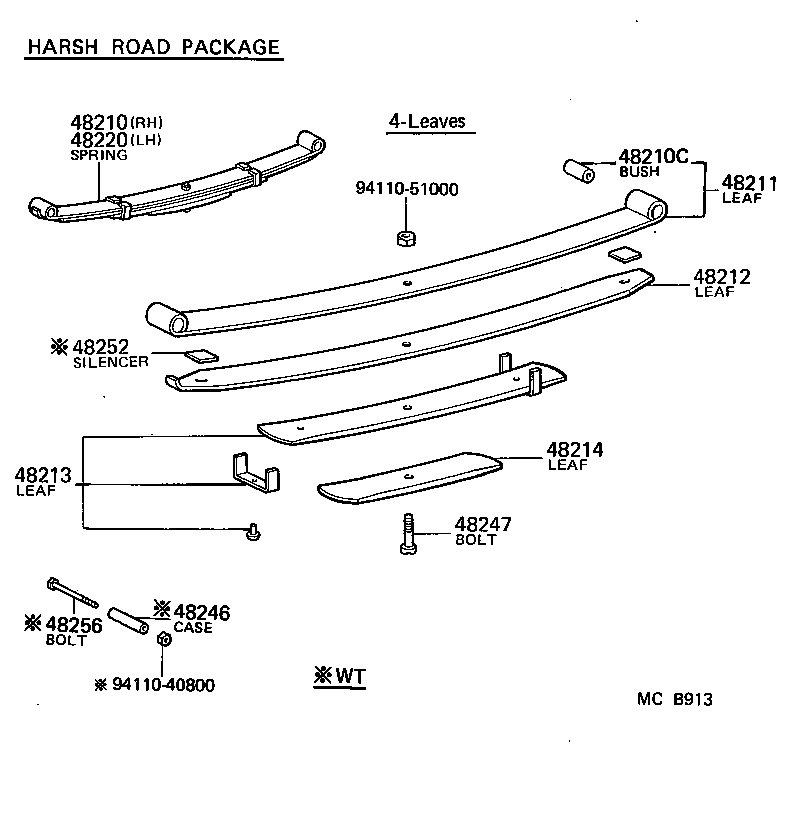  TOYOACE |  REAR SPRING SHOCK ABSORBER