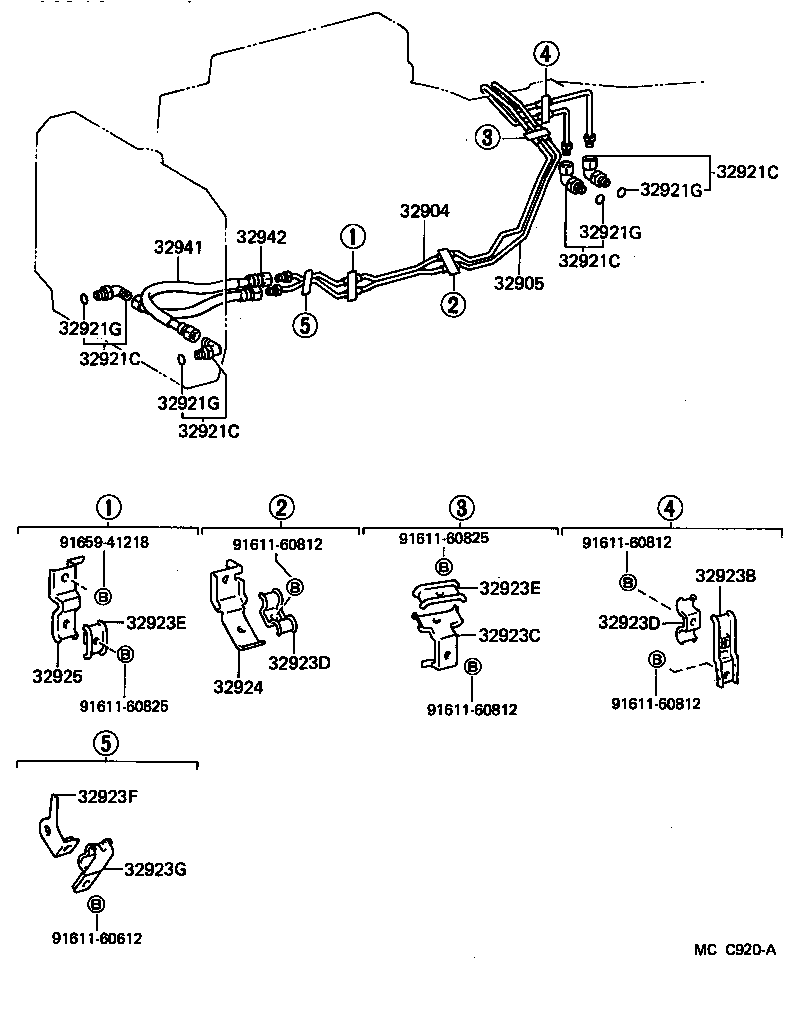  LAND CRUISER S T H T |  OIL COOLER TUBE ATM