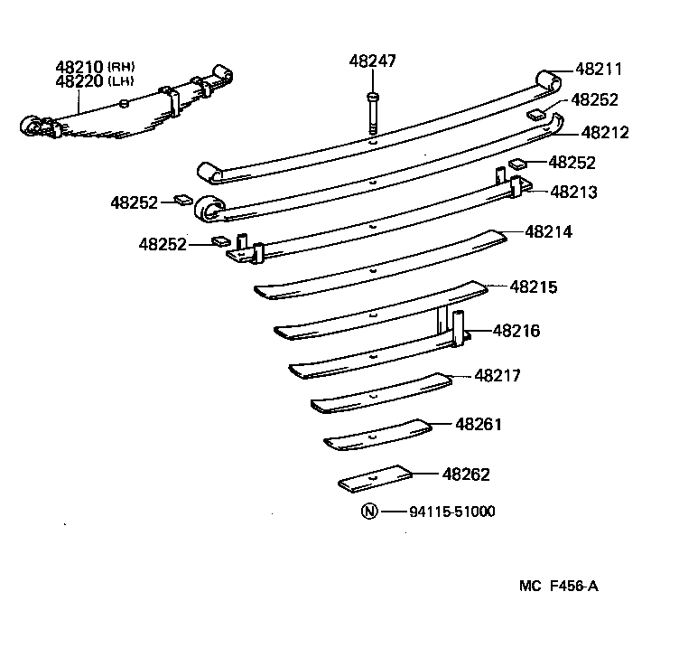  LAND CRUISER VAN |  REAR SPRING SHOCK ABSORBER