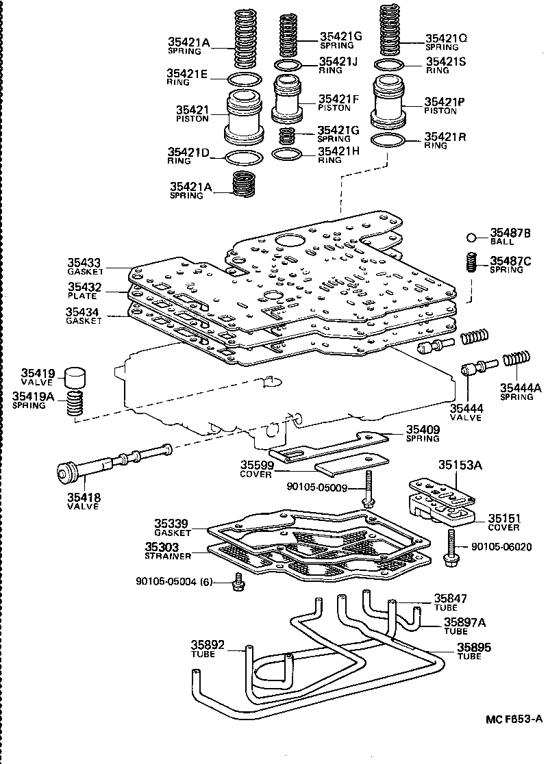  SOARER |  VALVE BODY OIL STRAINER ATM