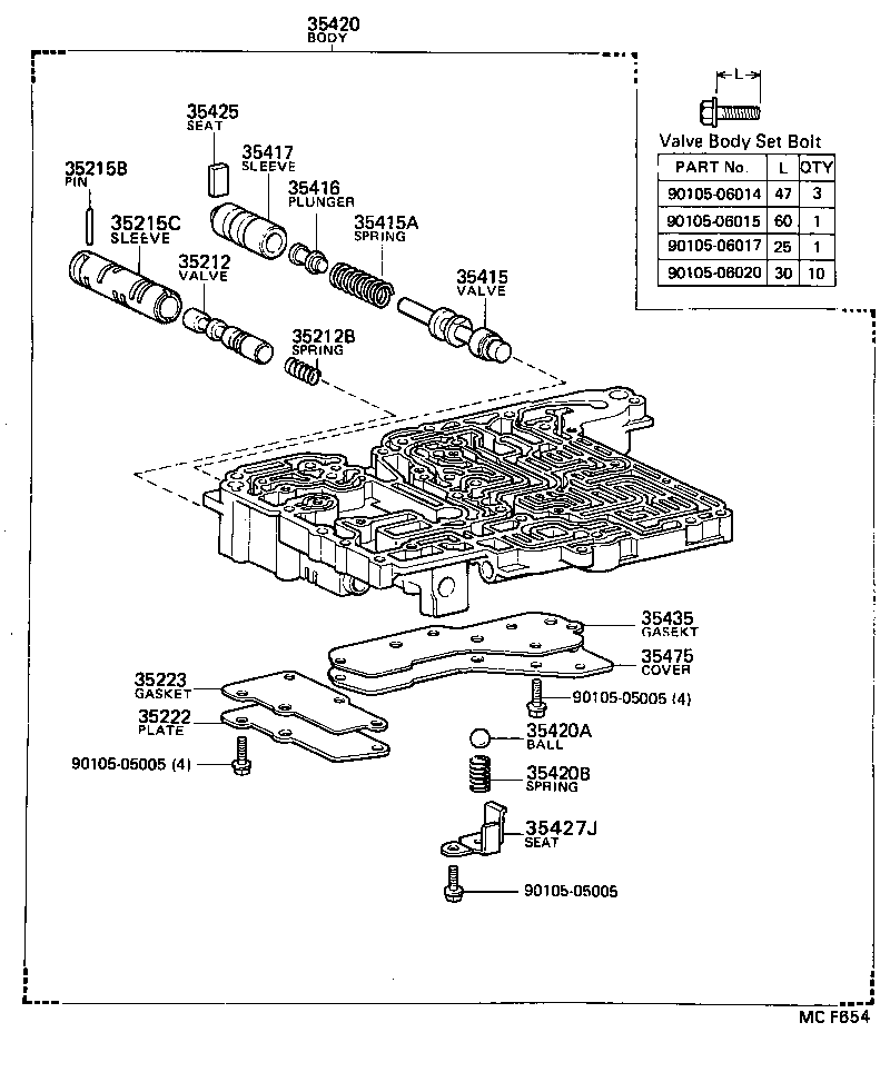  SOARER |  VALVE BODY OIL STRAINER ATM