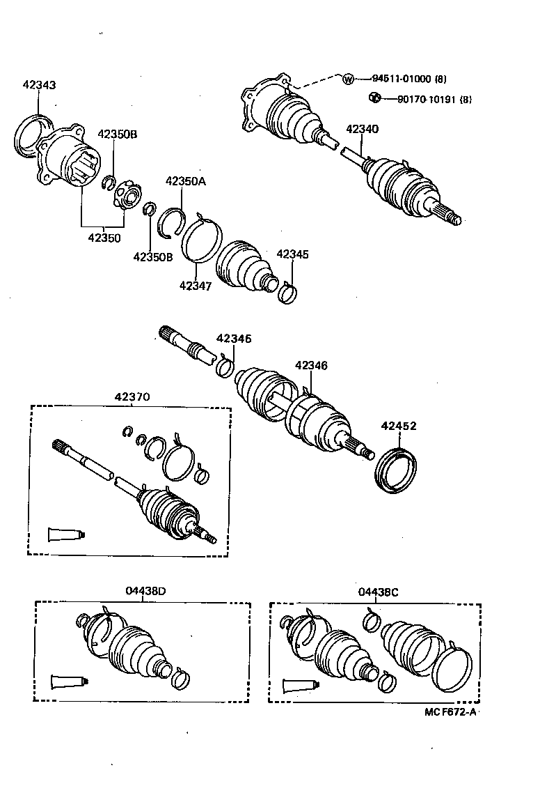  SOARER |  REAR AXLE SHAFT HUB