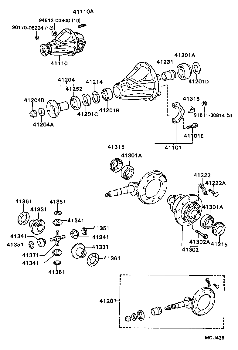  CENTURY |  REAR AXLE HOUSING DIFFERENTIAL